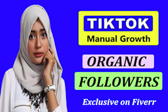 organically grow and promote your tiktok account with real followers