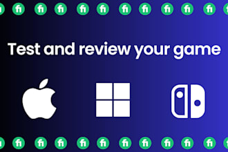 test and review your game
