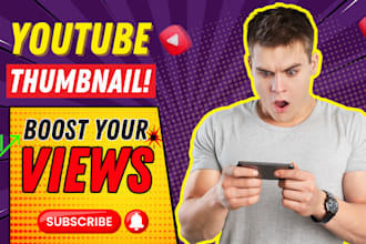 craft viral catchy youtube video thumbnail in 12 hours