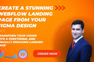 craft a stunning webflow landing page from your figma design
