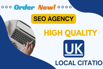 do 300 UK local citations and directory submissions for local SEO