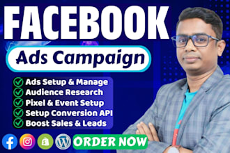 setup facebook ads campaign for leads and sales