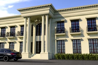 do sketchup, revit, rhino modeling and rendering