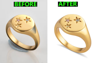 do jewelry photo retouch product image editing color correction professionally