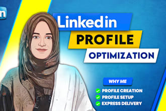 create, revamp, and optimize linkedin profile or business page with SEO