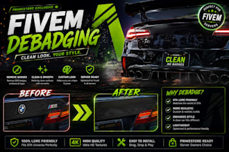 debadge your fivem cars