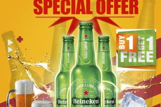 design creative supermarket grocery poster
