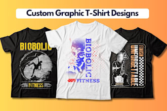design unique, best selling custom t shirts for your brand or pod