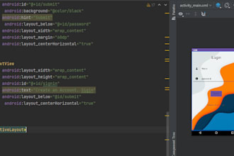 convert figma to xml, psd to xml layout using android studio