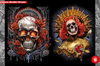 do digital painting design for brand
