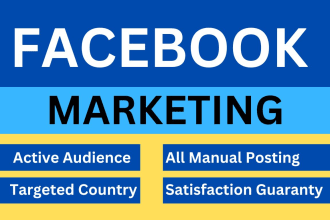 do organic facebook page promotion fb and instagram marketing worldwide