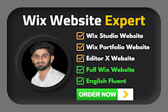 build your wix store, portfolio website on wix studio and editor x