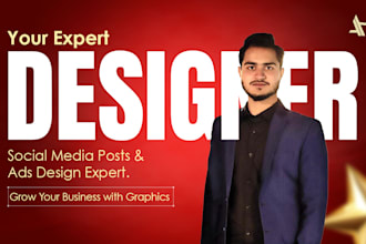 do social media post, ads design, poster design, carousel