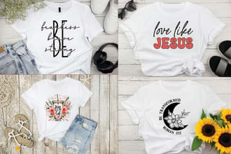 make custom christian t shirt design in 12 hours