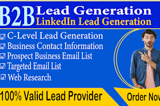 provide b2b linkedin lead generation for your targeted leads
