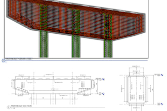 do structural design, detailing,drawings, rebar schedules, quantities for bridge