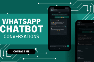 make a professional whatsapp chatbot for you