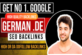 make high da dofollow german backlinks for google de top ranking in germany seo