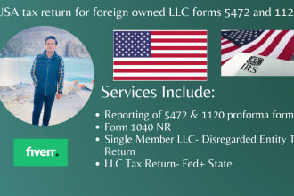 do usa tax return for foreign owned llc 5472 and 1120