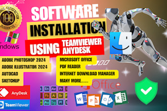 install setup adobe,autodesk and microsoft office software mac os and windows os
