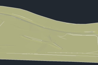 create civil 3d surface, grading, drainage plan, profile