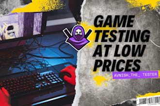 professionally test and review your game