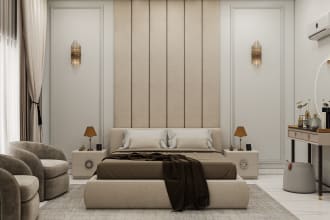 do 3d exterior design, interior design,modeling,3d rendering