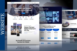 build personal wordpress portfolio website, resume or business website