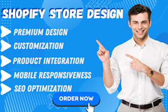 be your shopify expert design dropshipping store, or shopify clothing store