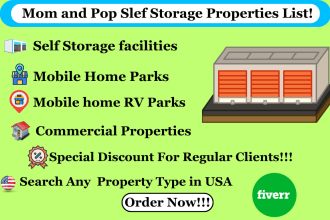 provide you self storage properties and mobile home park