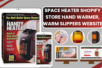design space heaters shopify store hand warmer store warm slippers glove website