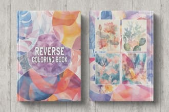 create reverse coloring book