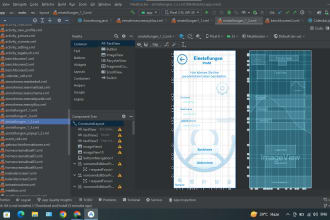kotlin or java project in android studio or build mobile app