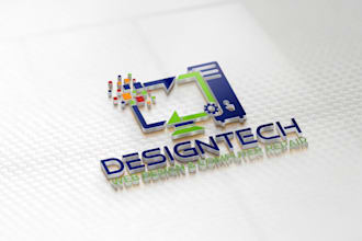 make good looking computer networking logo for your company