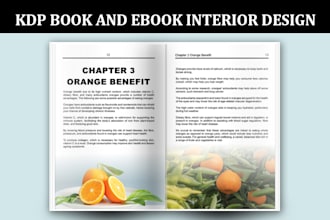 do KDP book and ebook interior design, formatting and layout book design