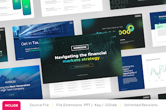 design a premium investor pitch deck