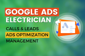 setup google ads PPC for electrician, solar contractor services