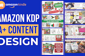 design professional amazon kdp a plus content