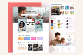 design a professional ebook author website for you