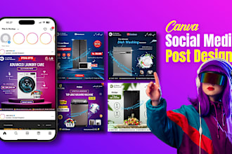 design editable canva social media post, templates, ads