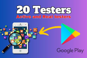 do professional 20 testers service for google play app testing