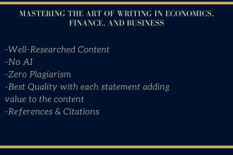 write economic essays and finance papers