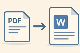 convert PDF or images to docx