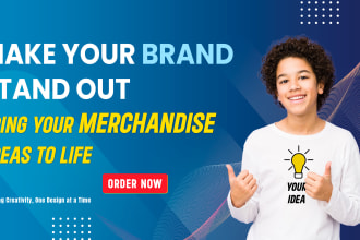 design amazing merchandise for your events and organizations