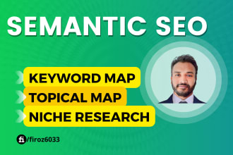 do semantic seo topical map keyword cluster topical authority niche research