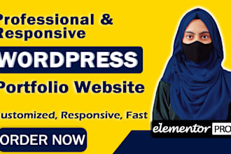 design a portfolio website to showcase your work and attract clients