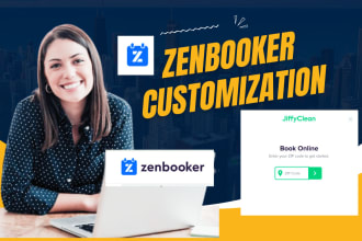 customization zenbooker online booking system for your website