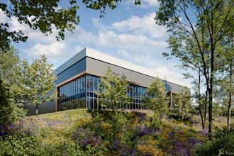 create 3d industrial, commercial architecture renderings