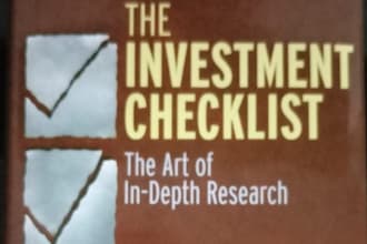 share my investment checklist