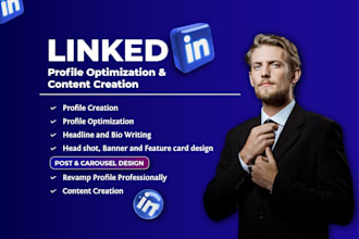 design or revamp scroll stopping linkedin banner feature card carousel and post
